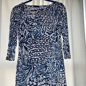 Lilly Pulitzer Long Sleeved Midi Dress